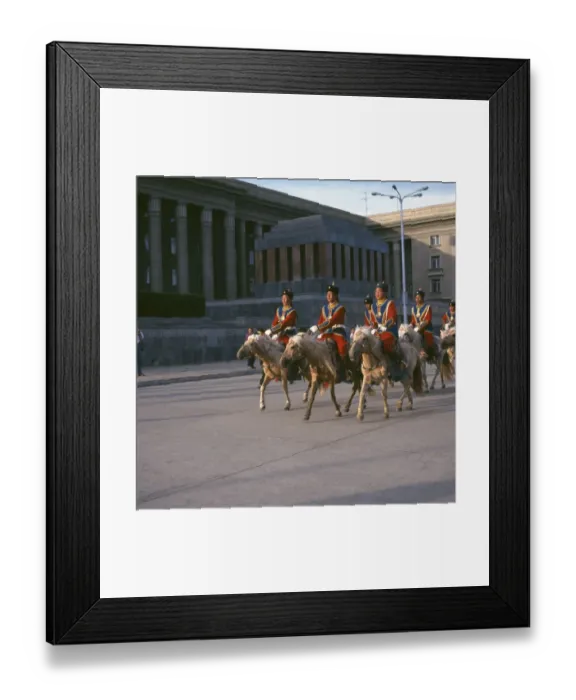 Framed Print : Horseguards in Ulaanbaatar, Mongolia Framed Print : Horseguards in Ulaanbaatar, Mongolia