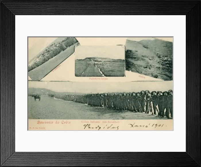 Framed Print : Italian troops on Crete Framed Print : Italian troops on Crete