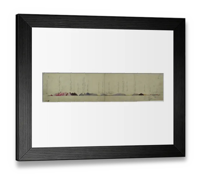 Framed Print : Geological cross section of Otago, New Zealand Framed Print : Geological cross section of Otago, New Zealand