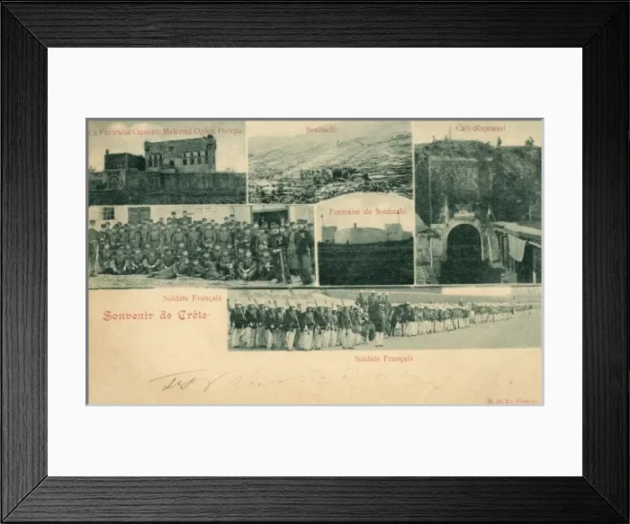Framed Print : French Soldiers on Crete Framed Print : French Soldiers on Crete