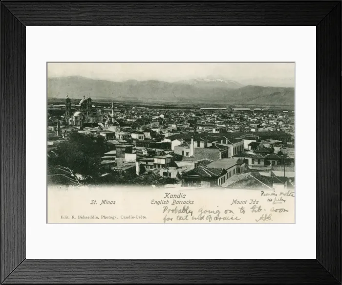 Framed Print : Greece, Crete - Iraklion - Panoramic View Framed Print : Greece, Crete - Iraklion - Panoramic View