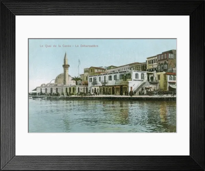 Framed Print : Greece, Crete - Chania - The Quayside Framed Print : Greece, Crete - Chania - The Quayside
