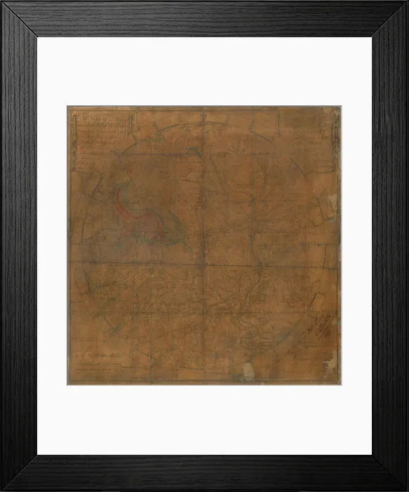 Framed Print : Geological Map of Bath (Smith, 1799) Framed Print : Geological Map of Bath (Smith, 1799)
