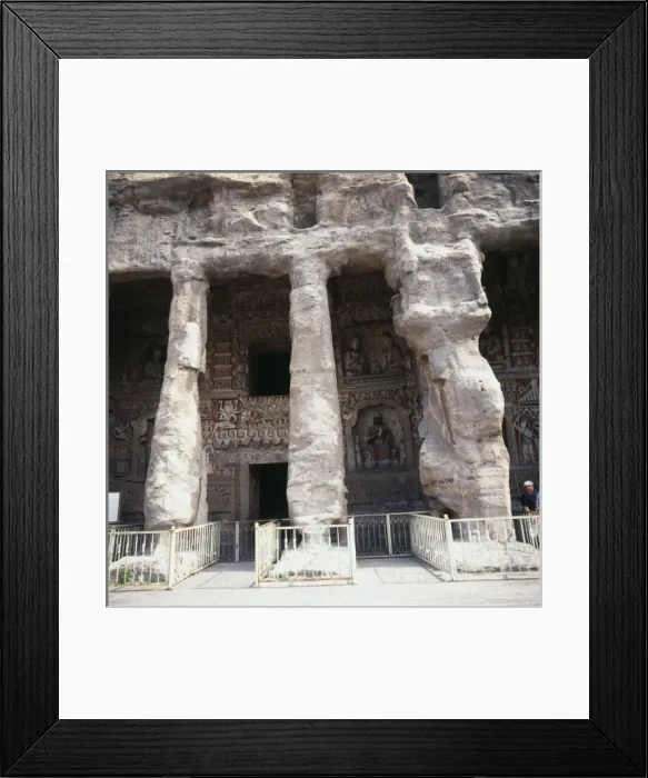 Framed Print : Entrance to Yungang Cave in Datong, Shanxi, China Framed Print : Entrance to Yungang Cave in Datong, Shanxi, China