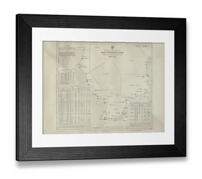 Framed Print : Yachtsmen's, Fishermen's and Small Craft Radio Info Chart Framed Print : Yachtsmen's, Fishermen's and Small Craft Radio Info Chart