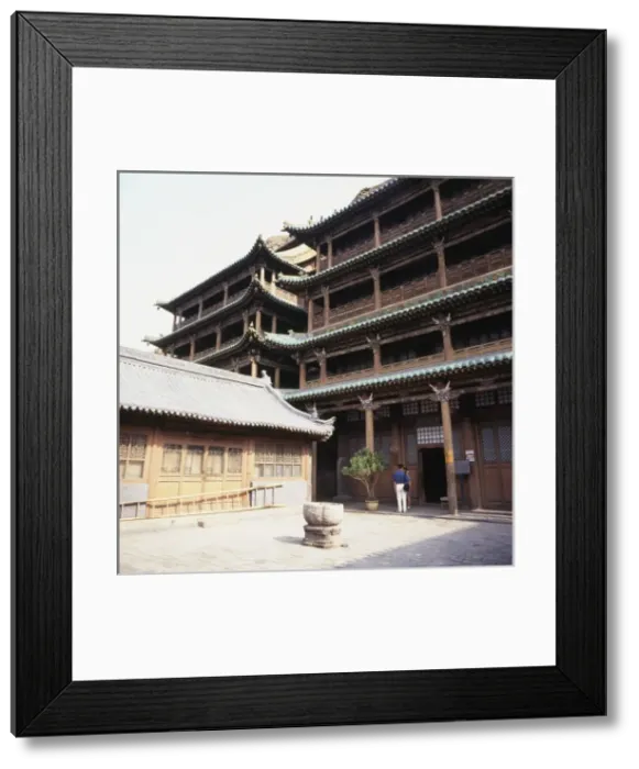 Framed Print : Buddhist monastery in Datong, Shanxi, China Framed Print : Buddhist monastery in Datong, Shanxi, China