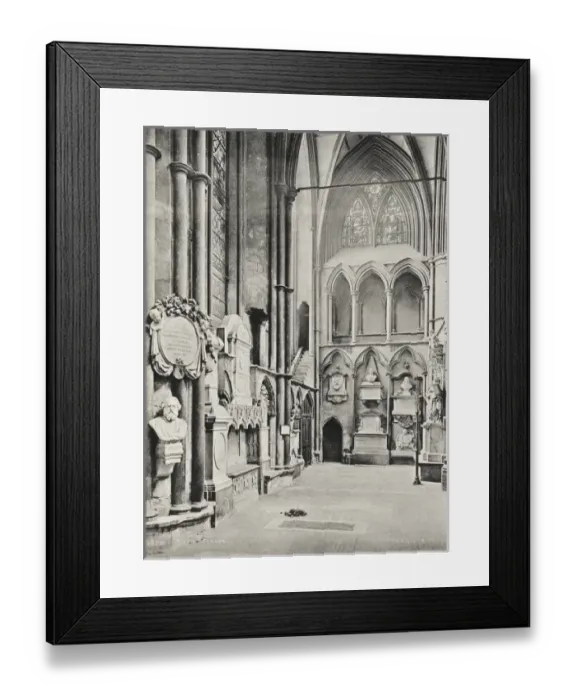 Framed Print : Westminster Abbey - Poets Corner Framed Print : Westminster Abbey - Poets Corner