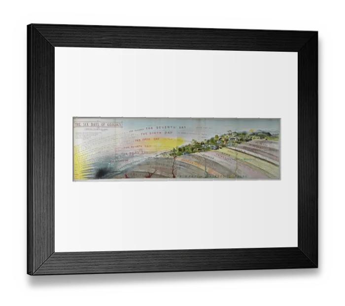Framed Print : Six Days of Geology (Grover 1878) Framed Print : Six Days of Geology (Grover 1878)