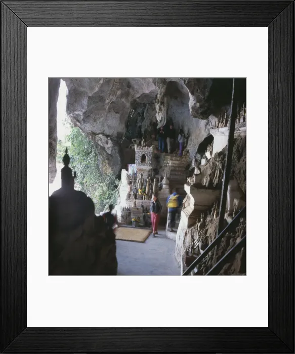 Framed Print : Buddhist caves, Luang Prabang, Laos Framed Print : Buddhist caves, Luang Prabang, Laos