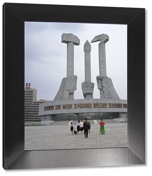 Monument, North Korean Communist Party, Pyongyang