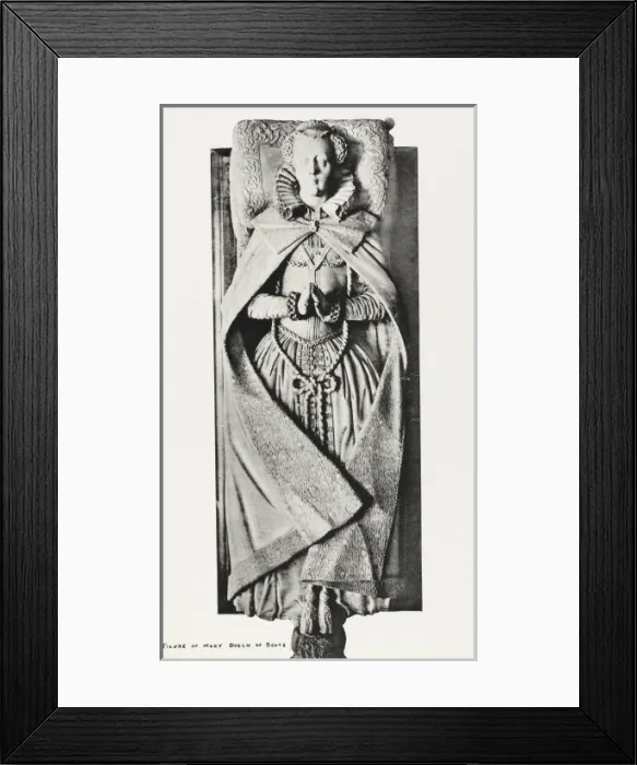 Framed Print : Mary Queen of Scots - Memorial Framed Print : Mary Queen of Scots - Memorial