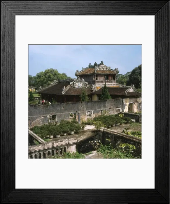 Framed Print : Thai Binh Reading Pavilion, Thua Thien Hue, Vietnam Framed Print : Thai Binh Reading Pavilion, Thua Thien Hue, Vietnam
