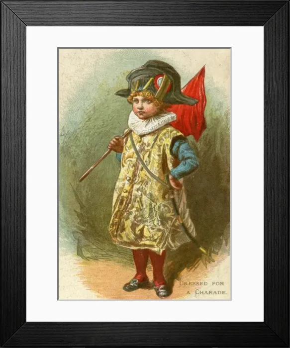Framed Print : Dressed for a Charade Framed Print : Dressed for a Charade