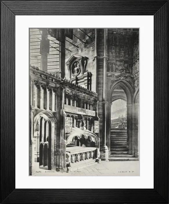 Framed Print : Entrance to the Chapel of St. Paul Framed Print : Entrance to the Chapel of St. Paul