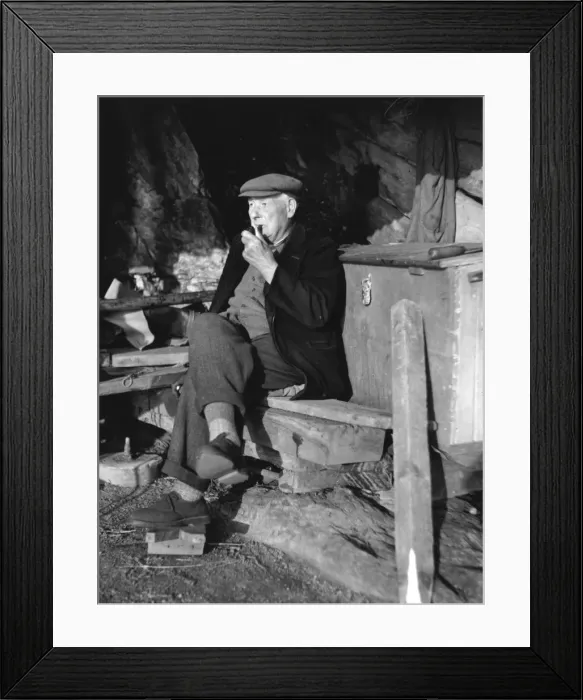 Framed Print : Fisherman at Torcross, Devon