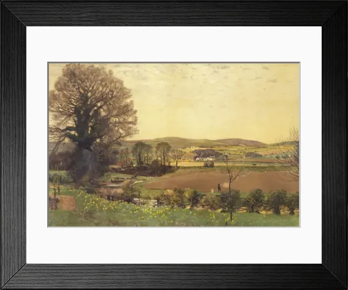 Framed Print : England - Sowing Framed Print : England - Sowing