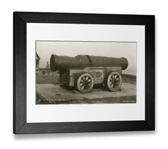 Framed Print : Mons Meg Cannon - Edinburgh Caste Framed Print : Mons Meg Cannon - Edinburgh Caste