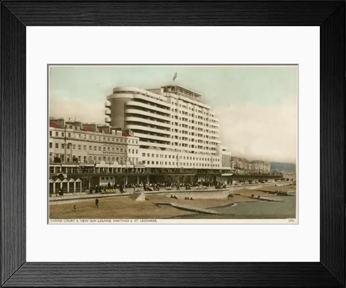 Framed Print : St Leonards-on-Sea, East Sussex, Marine Court Framed Print : St Leonards-on-Sea, East Sussex, Marine Court