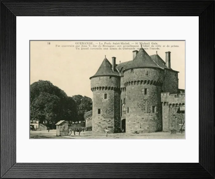Framed Print : Guerande - Saint Michael Gate Framed Print : Guerande - Saint Michael Gate