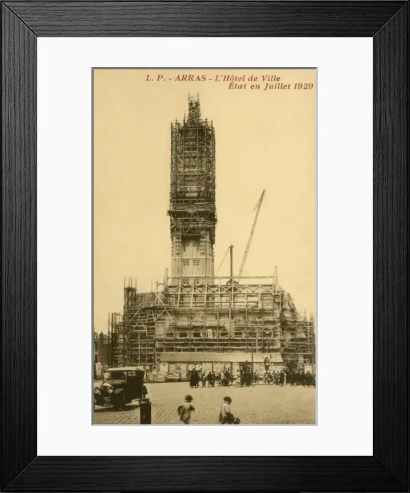 Framed Print : Hotel de Ville, Arras, France - rebuilt Framed Print : Hotel de Ville, Arras, France - rebuilt