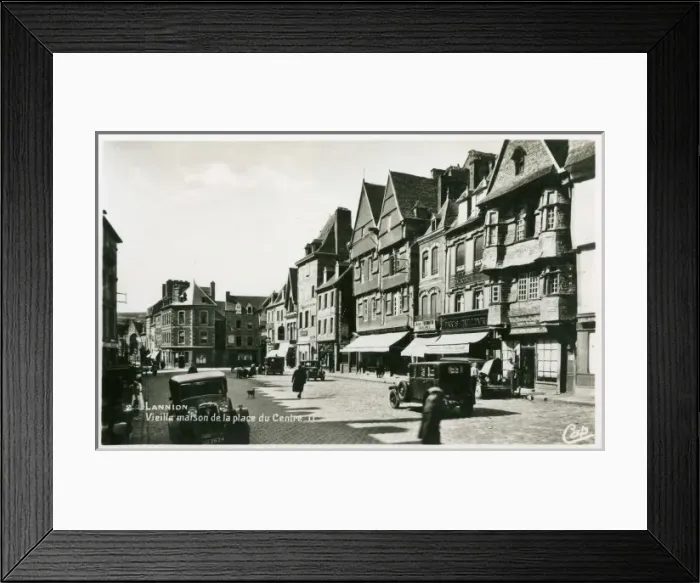 Framed Print : Central Square at Lannion, France Framed Print : Central Square at Lannion, France