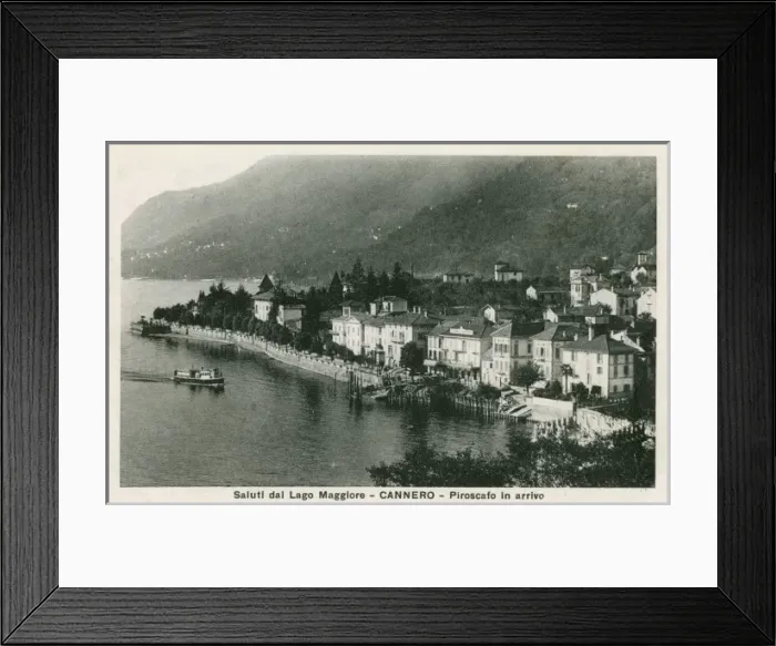 Framed Print : Italy - Cannero on Lake Maggiore Framed Print : Italy - Cannero on Lake Maggiore