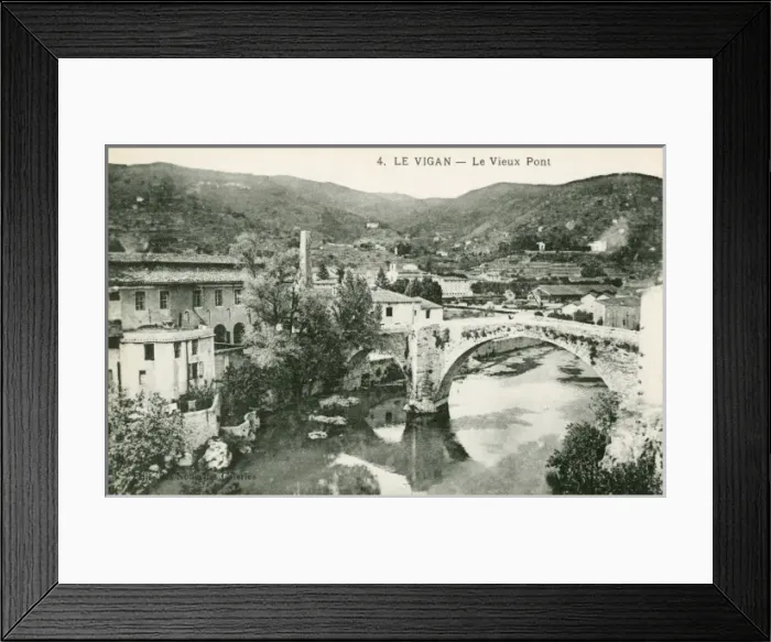 Framed Print : Le Vigan, France - The Old Bridge Framed Print : Le Vigan, France - The Old Bridge