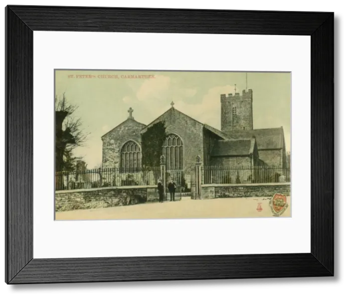 Framed Print : St. Peters Church, Carmarthen, Wales Framed Print : St. Peters Church, Carmarthen, Wales