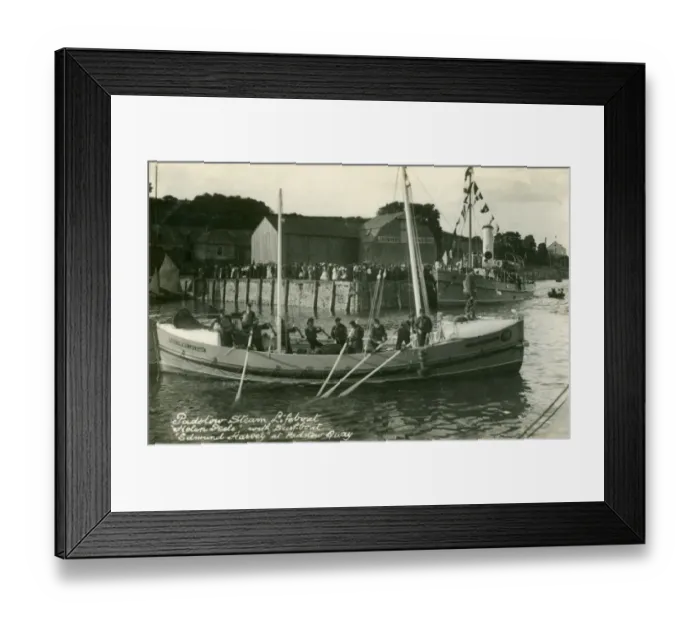 Framed Print : Lifeboats at Padstow, Cornwall Framed Print : Lifeboats at Padstow, Cornwall