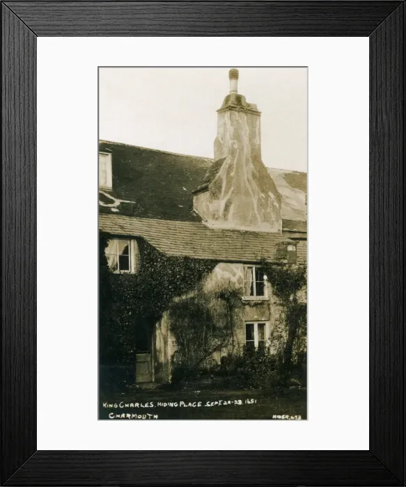 Framed Print : Charmouth, Dorset - Hiding place of King Charles Framed Print : Charmouth, Dorset - Hiding place of King Charles