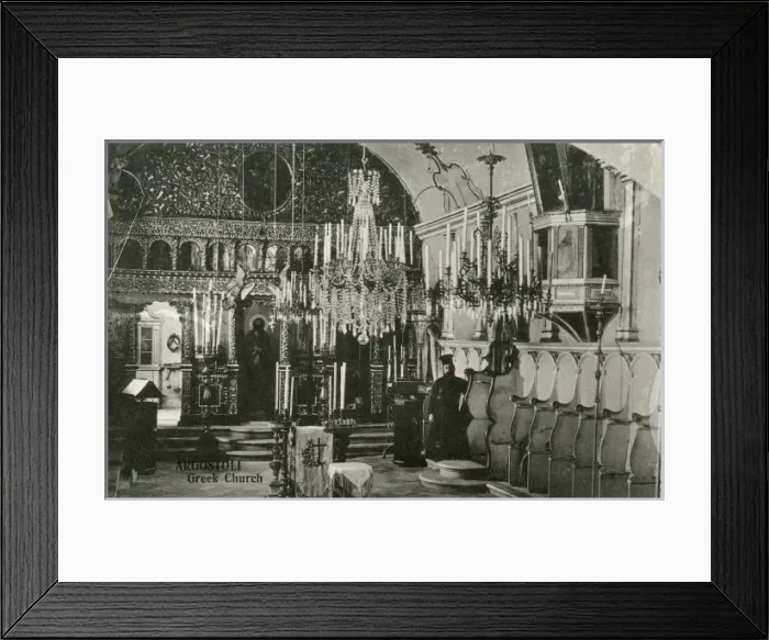 Framed Print : Argostoli - Interior of the Greek Church Framed Print : Argostoli - Interior of the Greek Church