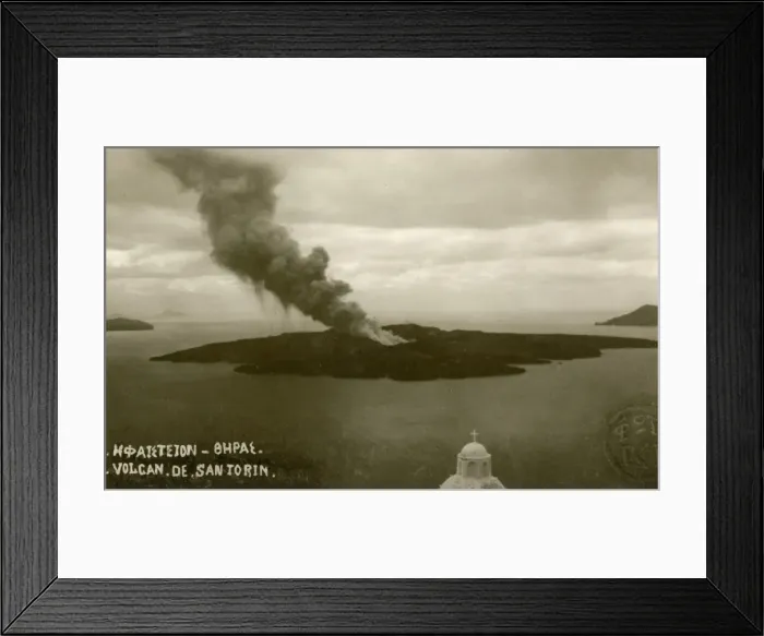 Framed Print : Santorini, Greece - The Volcano Framed Print : Santorini, Greece - The Volcano