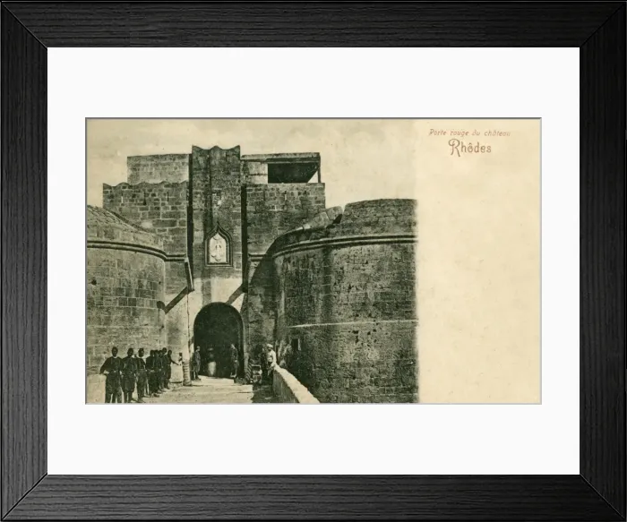 Framed Print : Lindos, Rhodes - Castle of the Knights of St John (2 / 4) Framed Print : Lindos, Rhodes - Castle of the Knights of St John (2 / 4)