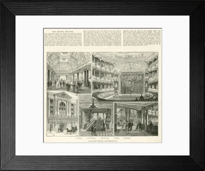 Framed Print : The Empire Theatre, Leicester Square Framed Print : The Empire Theatre, Leicester Square