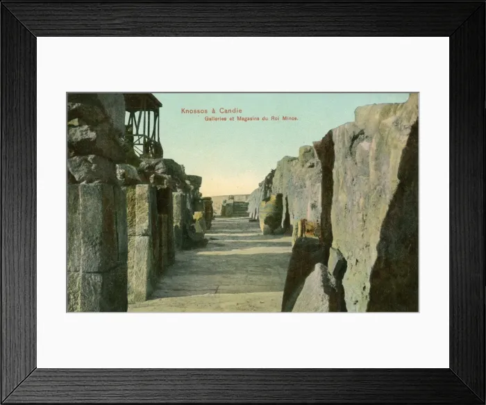 Framed Print : Greece - Palace of King Minos at Knossos Framed Print : Greece - Palace of King Minos at Knossos