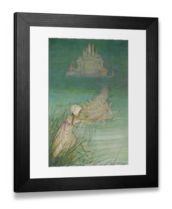 Framed Print : Fairies by Hilda Miller Framed Print : Fairies by Hilda Miller