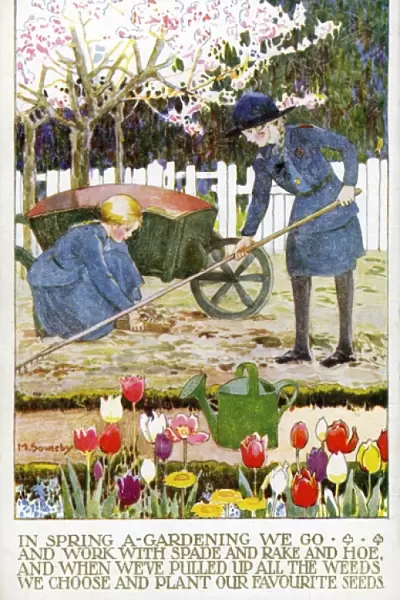 Girl Guides Gardening by Millicent Sowerby