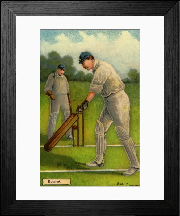 Framed Print : Fred Howard. Cricket 3 Framed Print : Fred Howard. Cricket 3