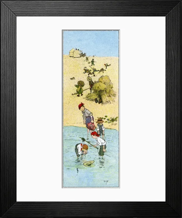 Framed Print : Country pastimes by John Hassall Framed Print : Country pastimes by John Hassall