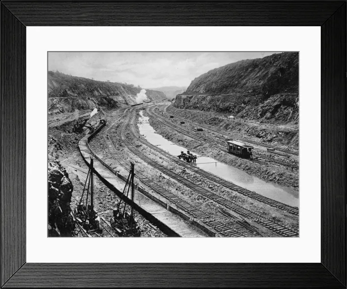 Framed Print : An angle in the Canal at Empire, Panama Canal Framed Print : An angle in the Canal at Empire, Panama Canal