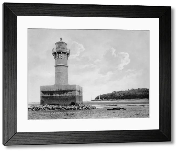 Framed Print : Lighthouses at Balboa Framed Print : Lighthouses at Balboa