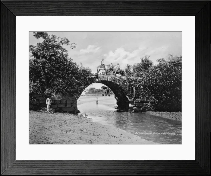 Framed Print : Ancient Spanish Bridge at Old Panama Framed Print : Ancient Spanish Bridge at Old Panama