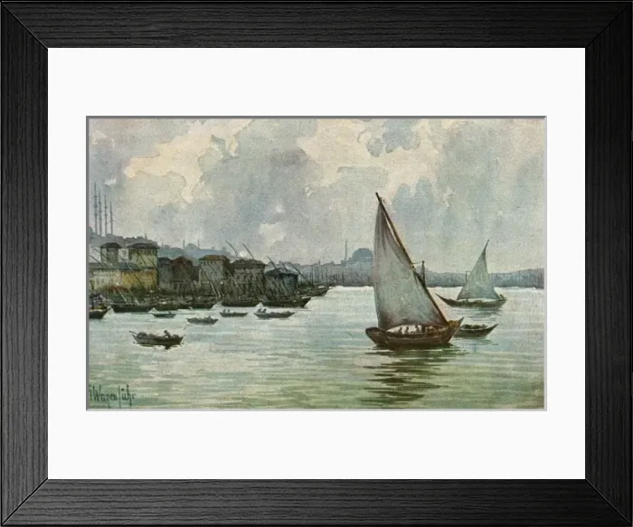 Framed Print : Turkey - Istanbul - The Golden Horn Framed Print : Turkey - Istanbul - The Golden Horn