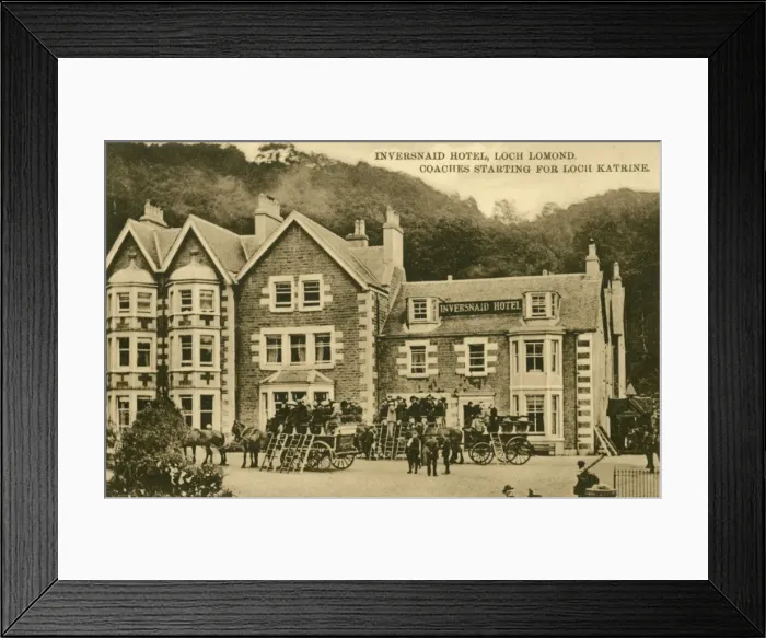 Framed Print : Inversnaid Hotel, Loch Lomond, Scotland Framed Print : Inversnaid Hotel, Loch Lomond, Scotland