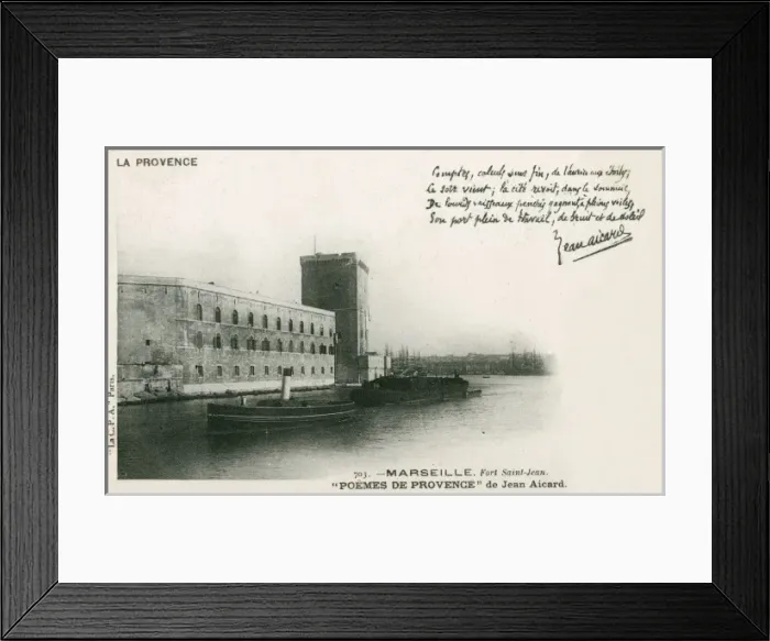 Framed Print : France - Provence - Marseille - The Fort St Jean Framed Print : France - Provence - Marseille - The Fort St Jean