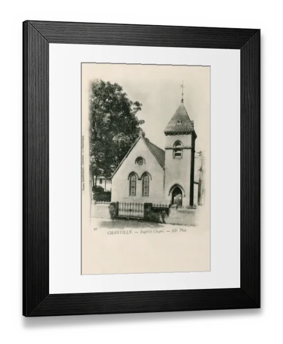 Framed Print : The English Chapel at Chantilly, France Framed Print : The English Chapel at Chantilly, France