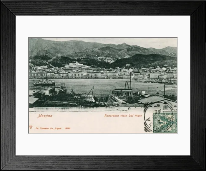 Framed Print : Italy - Messina, Sicily Framed Print : Italy - Messina, Sicily