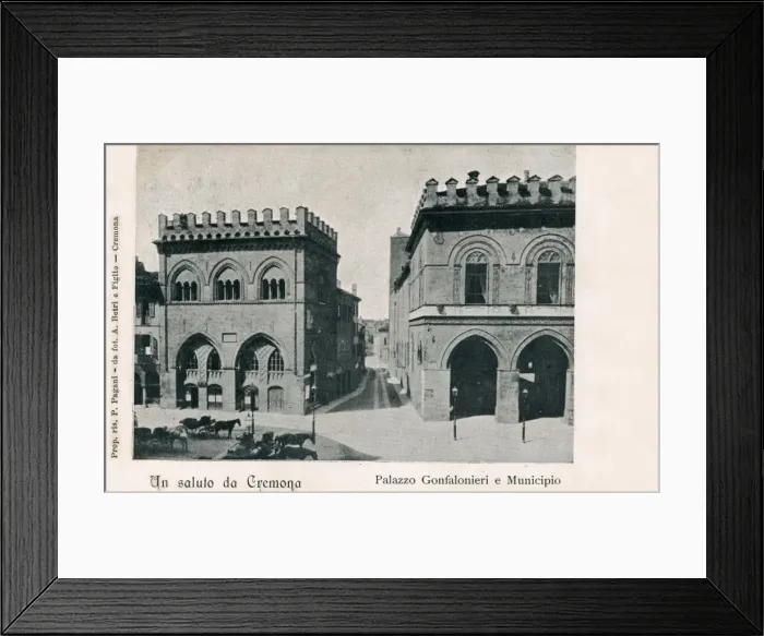 Framed Print : Italy - Cremona - Palace Framed Print : Italy - Cremona - Palace