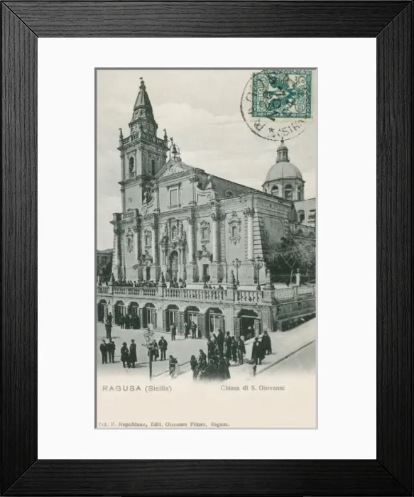 Framed Print : Italy - Ragusa, Sicily - Cattedrale San Giovanni Battista Framed Print : Italy - Ragusa, Sicily - Cattedrale San Giovanni Battista