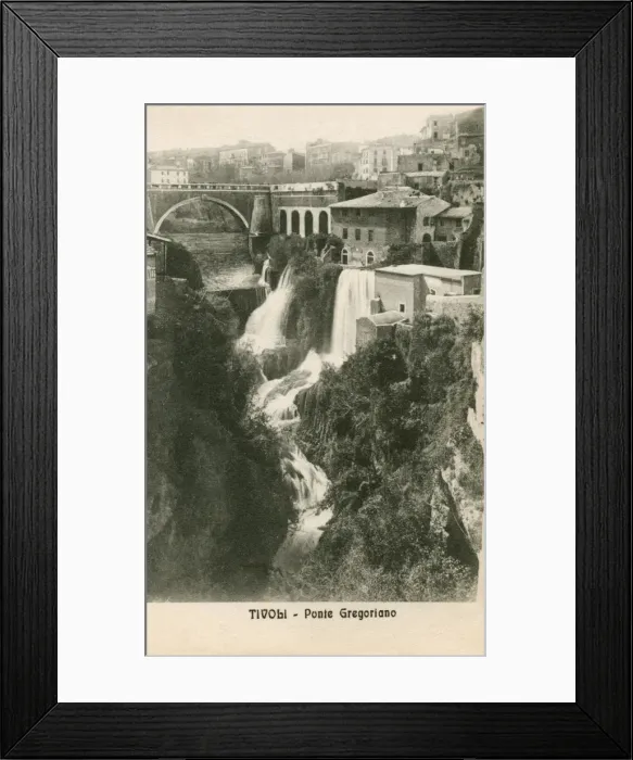 Framed Print : Italy - Tivoli Gardens, Rome - Gregory Bridge Framed Print : Italy - Tivoli Gardens, Rome - Gregory Bridge